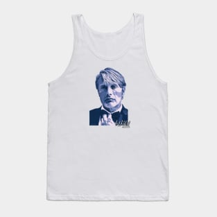 Mads Mikkelsen Signed Portrait 1 Tank Top